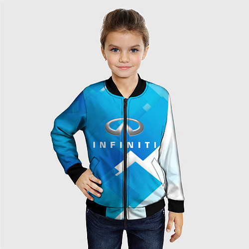 Детский бомбер Infiniti / 3D-Черный – фото 4