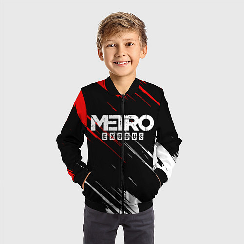 Детский бомбер METRO EXODUS / 3D-Черный – фото 3