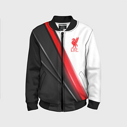 Бомбер детский Liverpool F C, цвет: 3D-черный