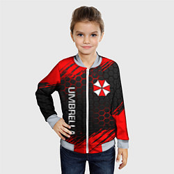 Бомбер детский UMBRELLA CORP, цвет: 3D-серый — фото 2