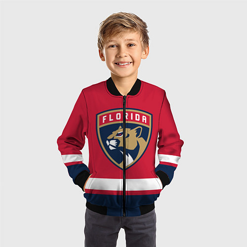Детский бомбер Флорида Пантерз / 3D-Черный – фото 3