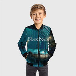 Бомбер детский Bloodborne, цвет: 3D-черный — фото 2