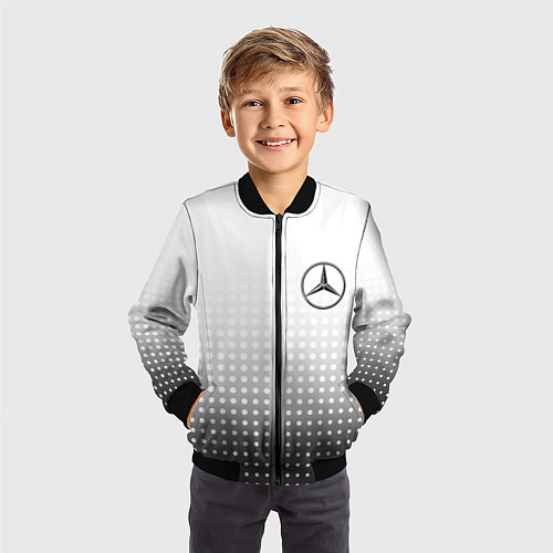 Детский бомбер Mercedes-Benz / 3D-Черный – фото 3