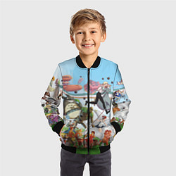 Бомбер детский Studio Ghibli, цвет: 3D-черный — фото 2