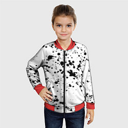 Бомбер детский Далматинец, цвет: 3D-красный — фото 2