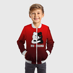 Бомбер детский Monokuma, цвет: 3D-белый — фото 2