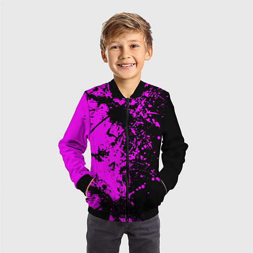 Детский бомбер Чёрная магия / 3D-Черный – фото 3
