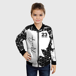 Бомбер детский Michael Jordan 23, цвет: 3D-черный — фото 2