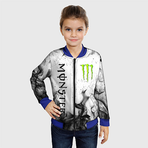 Детский бомбер MONSTER ENERGY / 3D-Синий – фото 4