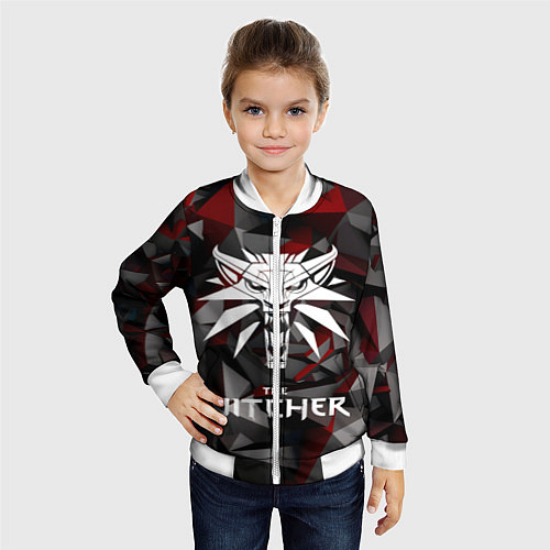 Детский бомбер The Witcher / 3D-Белый – фото 4