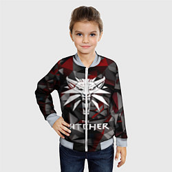 Бомбер детский The Witcher, цвет: 3D-серый — фото 2