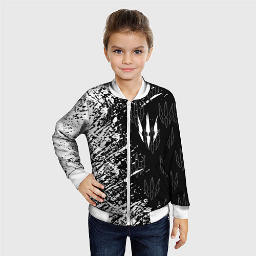 Детский бомбер The Witcher / 3D-Белый – фото 4