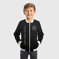 Бомбер детский MERCEDES-BENZ, цвет: 3D-белый — фото 2