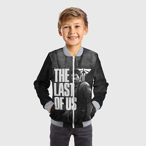 Детский бомбер THE LAST OF US / 3D-Серый – фото 3