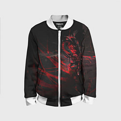 Бомбер детский DIGITAL 3D, цвет: 3D-белый