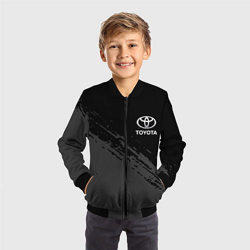 Детский бомбер TOYOTA / 3D-Черный – фото 3