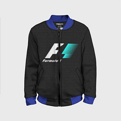 Бомбер детский Formula 1, цвет: 3D-синий