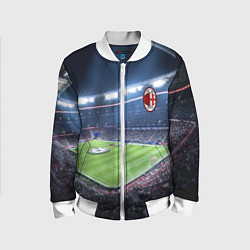 Бомбер детский FC MILAN, цвет: 3D-белый