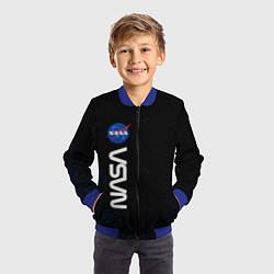 Бомбер детский NASA НАСА, цвет: 3D-синий — фото 2