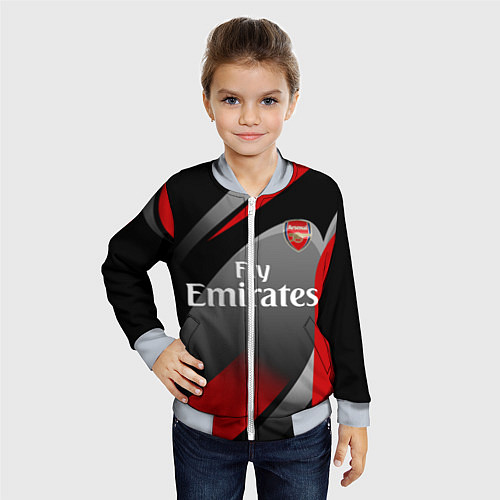 Детский бомбер ARSENAL UNIFORM / 3D-Серый – фото 4