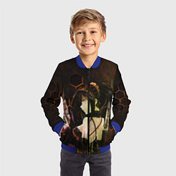 Бомбер детский Куруми Токисаки, цвет: 3D-синий — фото 2