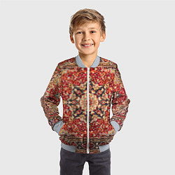 Бомбер детский Ковер на стене, цвет: 3D-серый — фото 2