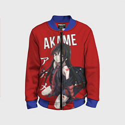 Бомбер детский Убийца Акаме, цвет: 3D-синий