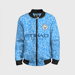 Бомбер детский Manchester City 2021 Home Kit, цвет: 3D-черный