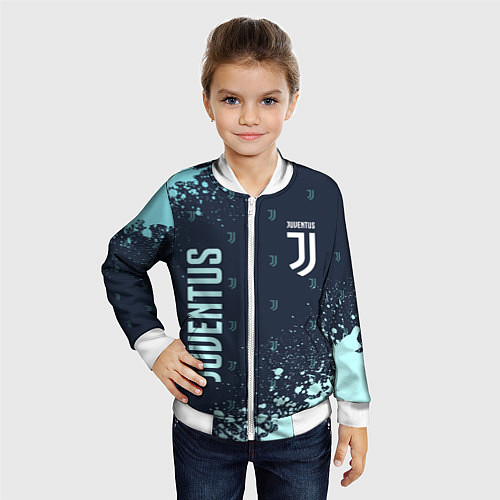 Детский бомбер JUVENTUS ЮВЕНТУС / 3D-Белый – фото 4