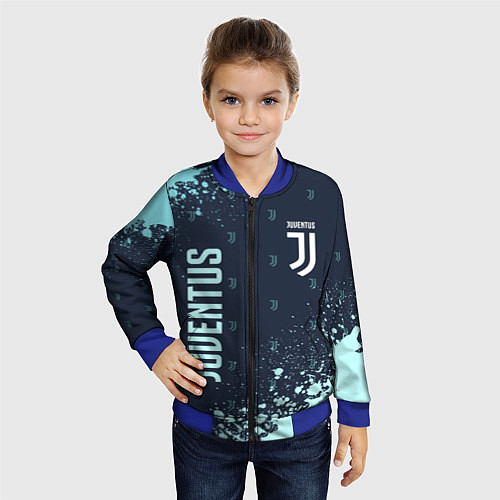 Детский бомбер JUVENTUS ЮВЕНТУС / 3D-Синий – фото 4