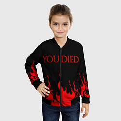 Бомбер детский YOU DIED, цвет: 3D-черный — фото 2