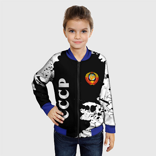 Детский бомбер СССР USSR / 3D-Синий – фото 4