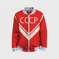 Бомбер детский СССР хоккейная форма, цвет: 3D-серый