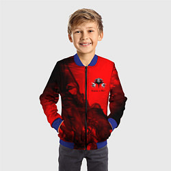 Бомбер детский КОРОЛЬ И ШУТ, цвет: 3D-синий — фото 2