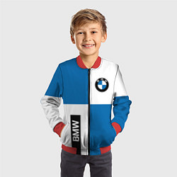 Бомбер детский BMW, цвет: 3D-красный — фото 2