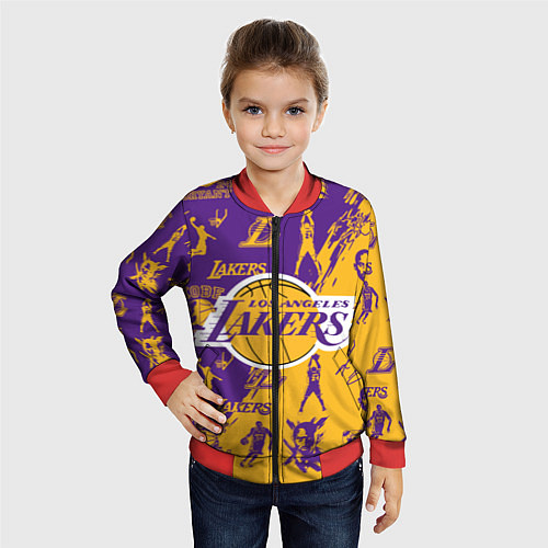 Детский бомбер КОБИ БРАЙАНТ / 3D-Красный – фото 4