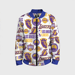 Бомбер детский LAKERS LOGO, цвет: 3D-синий