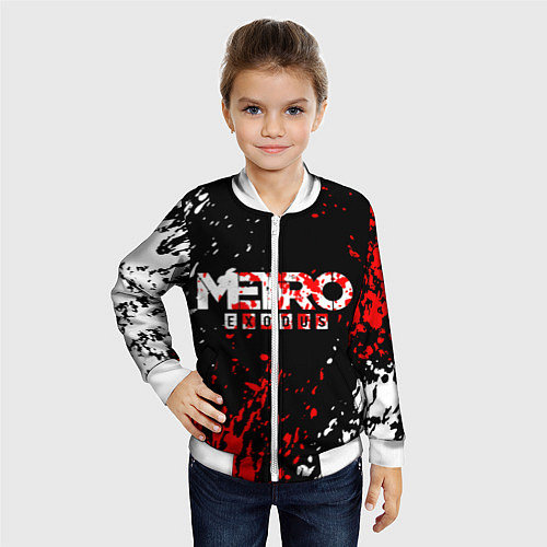 Детский бомбер METRO EXODUS / 3D-Белый – фото 4
