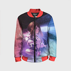 Бомбер детский Урарака, Очако, цвет: 3D-красный