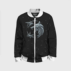 Бомбер детский Ведьмак Зима, цвет: 3D-белый
