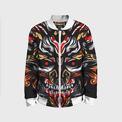 Бомбер детский Dark Knight, цвет: 3D-белый