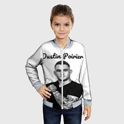 Бомбер детский Dustin Poirier, цвет: 3D-серый — фото 2