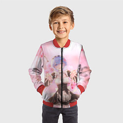 Бомбер детский Рем, цвет: 3D-красный — фото 2