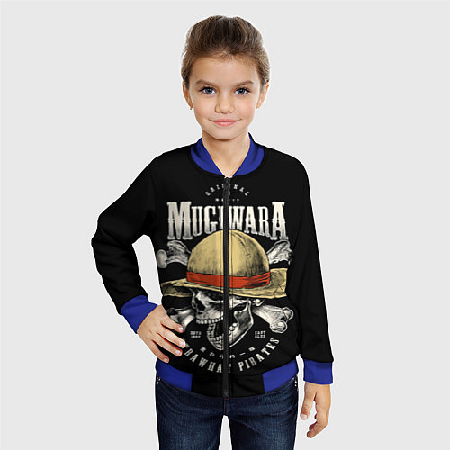 Детский бомбер MUGIWARA ONE PIECE / 3D-Синий – фото 4