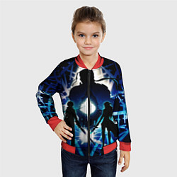 Бомбер детский Sword Art Online Кирито Асуна, цвет: 3D-красный — фото 2