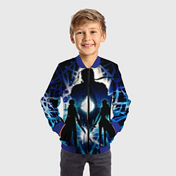 Бомбер детский Sword Art Online Кирито Асуна, цвет: 3D-синий — фото 2