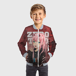 Бомбер детский Zero Two, цвет: 3D-серый — фото 2