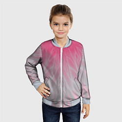 Бомбер детский Абстракция, цвет: 3D-серый — фото 2