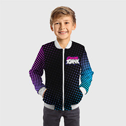Бомбер детский Friday Night Funkin, цвет: 3D-белый — фото 2