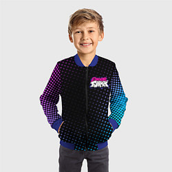 Бомбер детский Friday Night Funkin, цвет: 3D-синий — фото 2